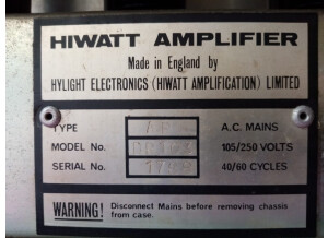 Hiwatt Custom 100 Head / DR-103 (22612)