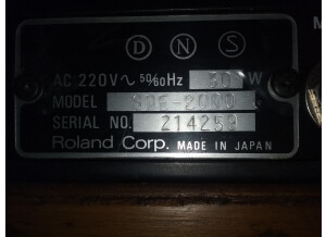 Roland SDE-2000 (3233)