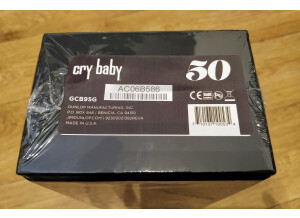 Dunlop GCB95G 50th Anniversary Cry Baby Wah (93851)