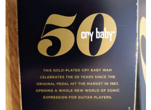 Dunlop GCB95G 50th Anniversary Cry Baby Wah
