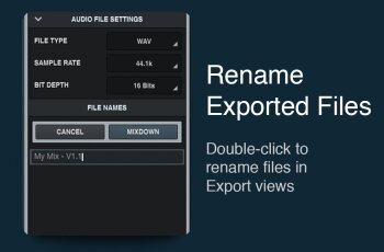 Rename Exportes Files Rename Exportes Files