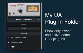 My UA Plugin Folder My UA Plugin Folder