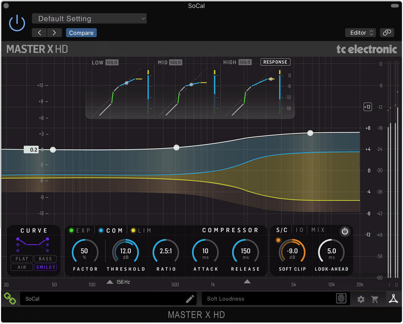 TC Electronic MASTER X HD-DT : Master X HD GUI