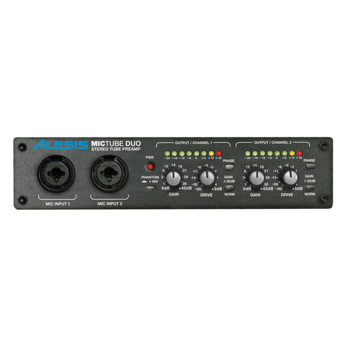 動作品 Alesis MicTube Duo 真空管マイクプリアンプ 製品情報：MicTube Duo：Alesis