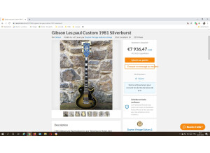 Gibson Les Paul Custom Silverburst (65333)