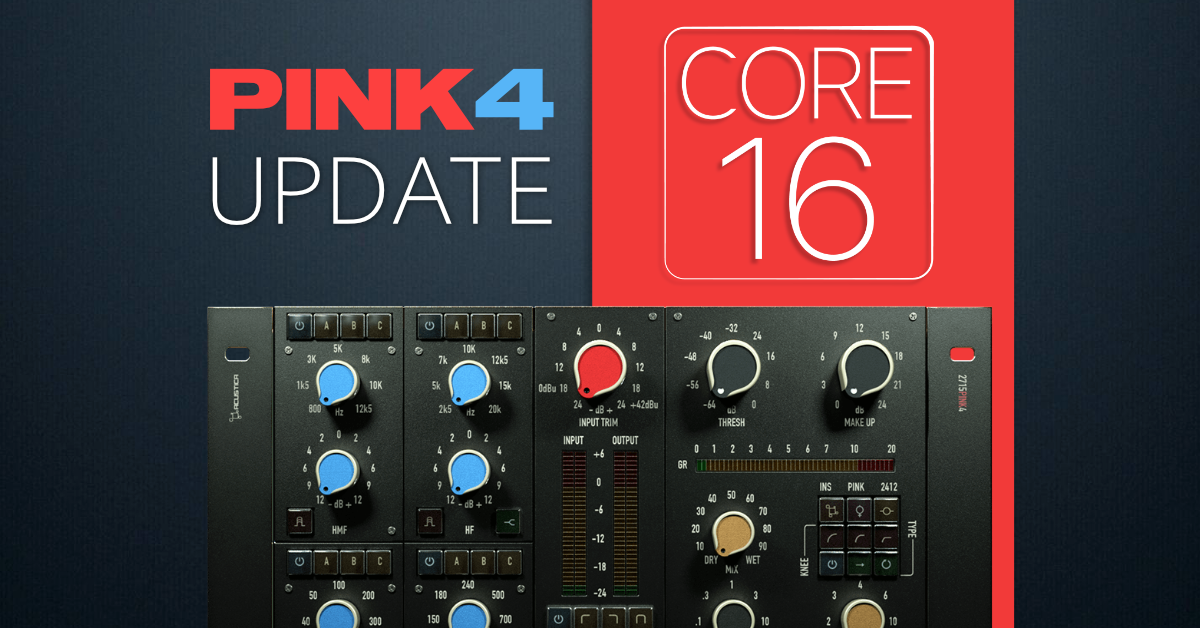 Acustica Audio Pink4 : Pink4 Core 16