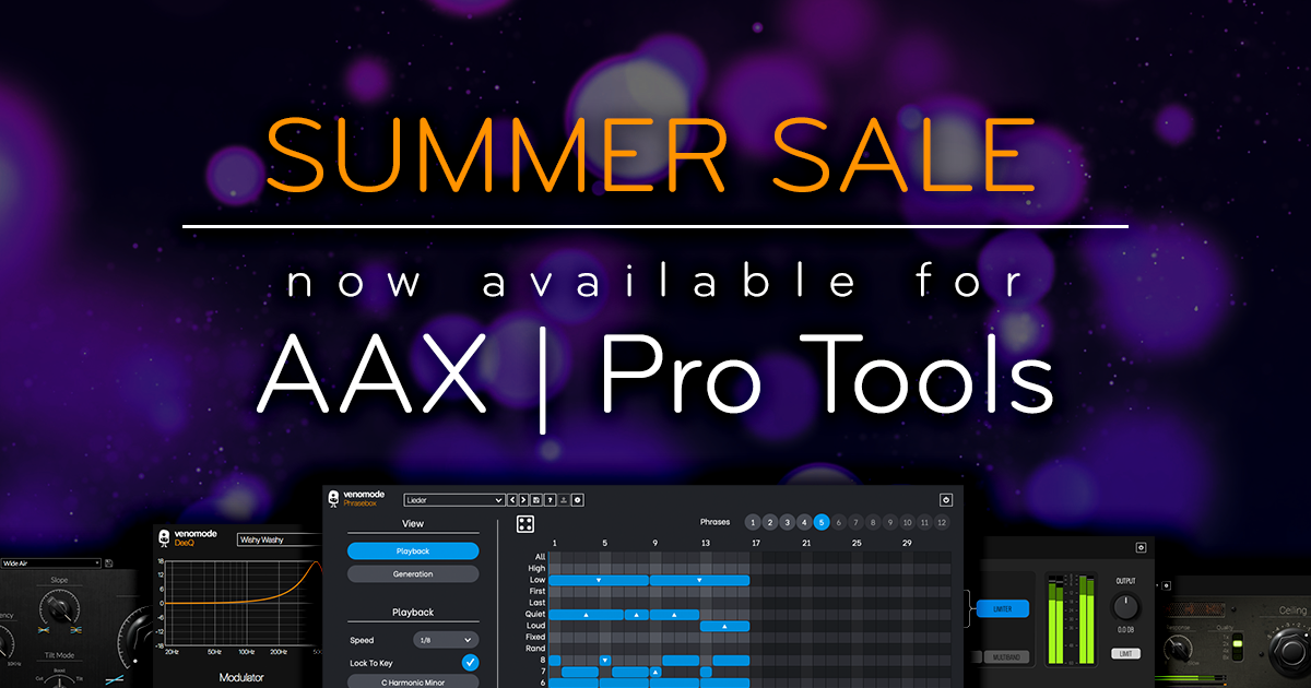 Venomode AAX Summer Sale