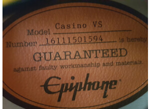 Epiphone Casino Reissue (56888)
