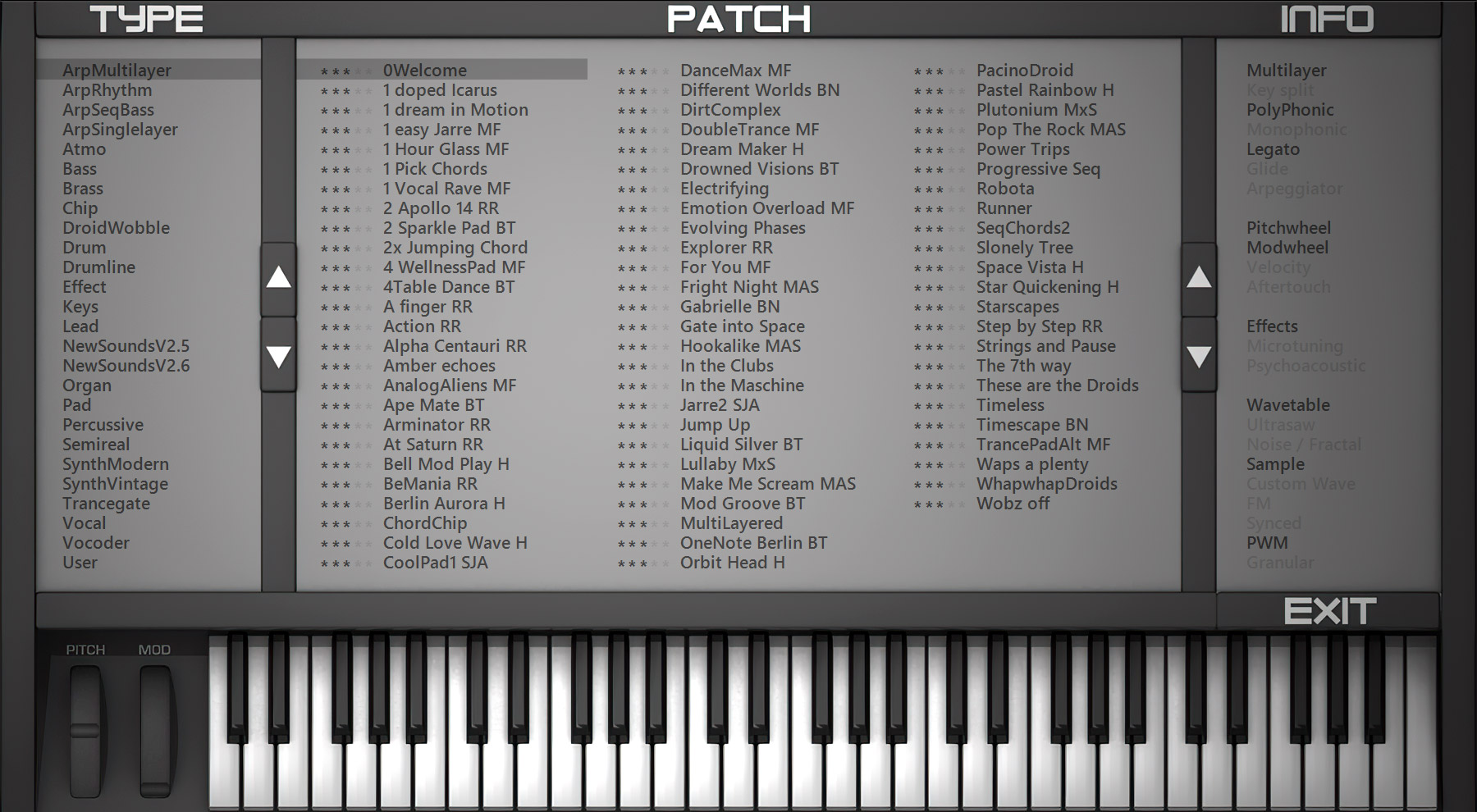 Tone2_Electra_2.8_screenshot_browser