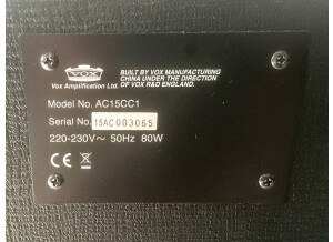 Vox AC15CC1 (61438)