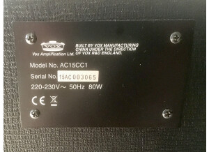 Vox AC15CC1 (45795)