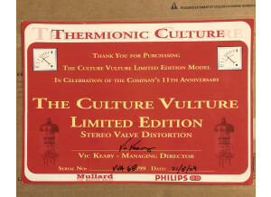 Thermionic Culture Culture Vulture Anniversary Limited Edition (31764)
