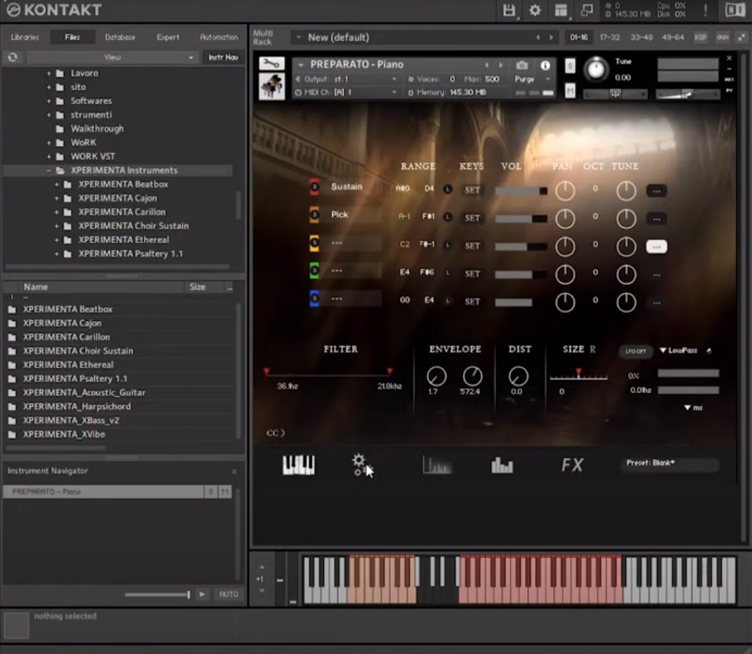 Kontakt GUI