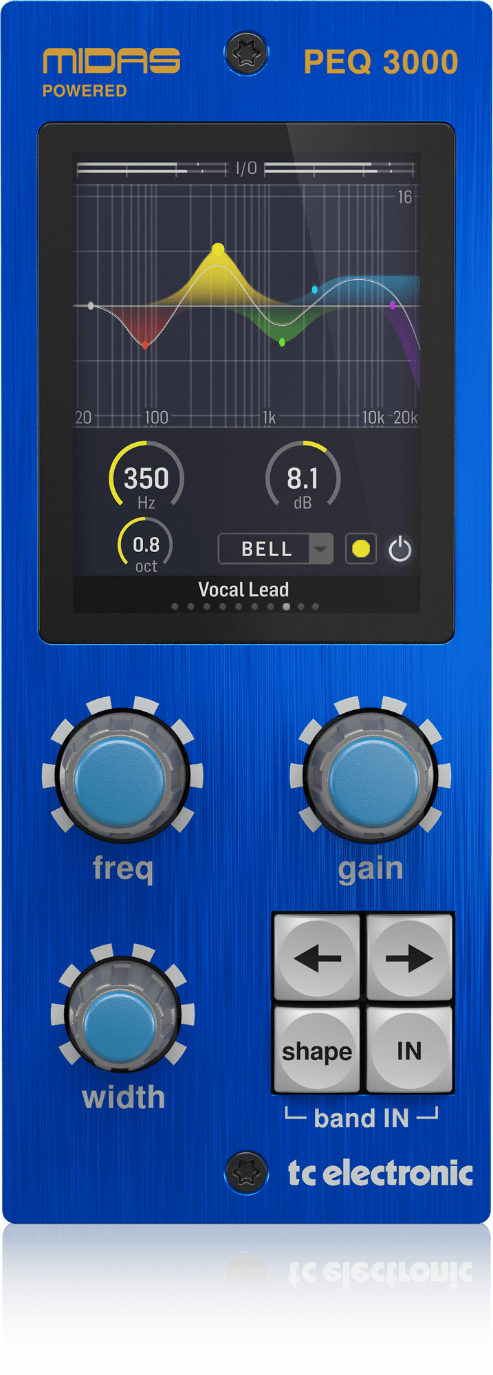 TC Electronic PEQ 3000 NATIVE / PEQ 3000 -DT : PEQ-3000-DT_P0DPK_Top_XL