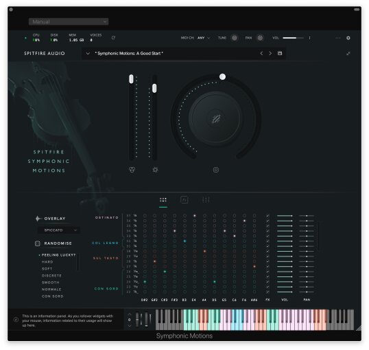 Symphonic Motions GUI Symphonic Motions GUI