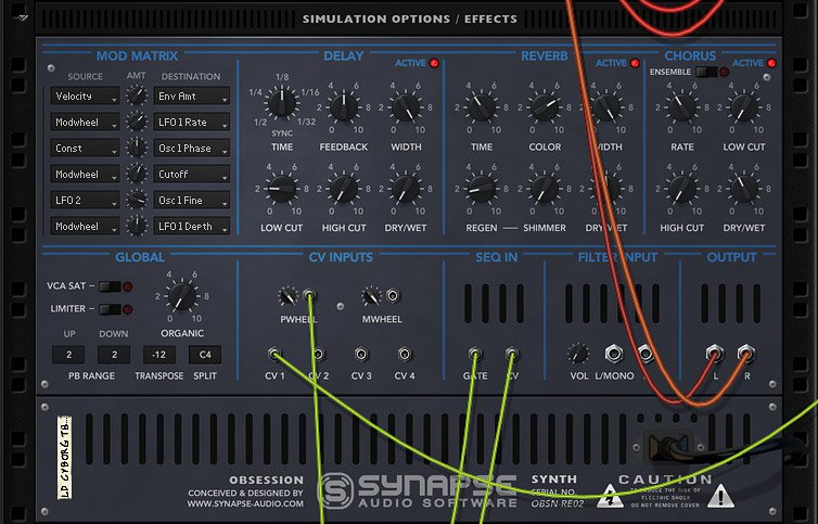 Synapse Audio Obsession : Synapse Audio Obsession (17963)