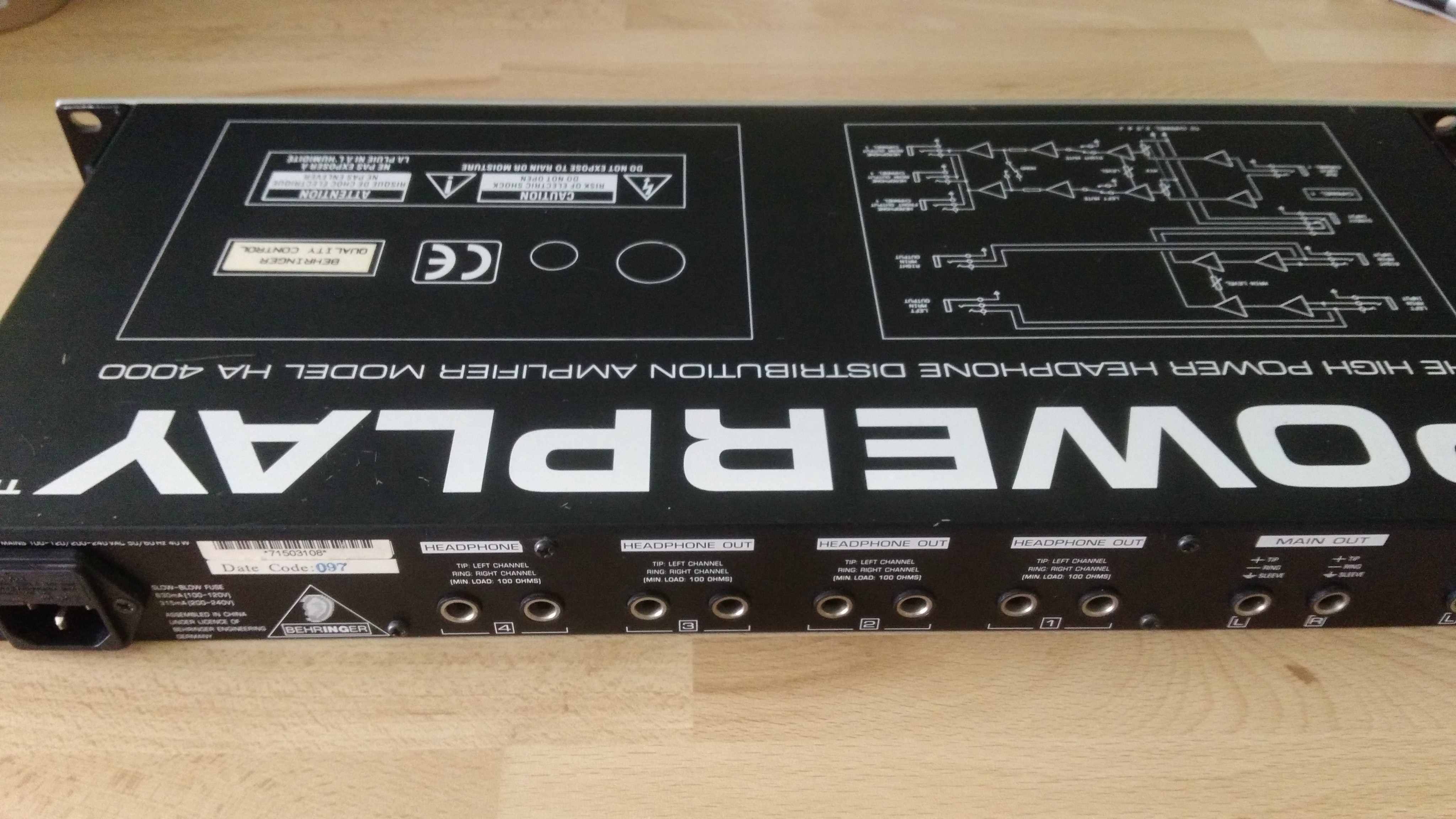 Behringer ha4000 discount