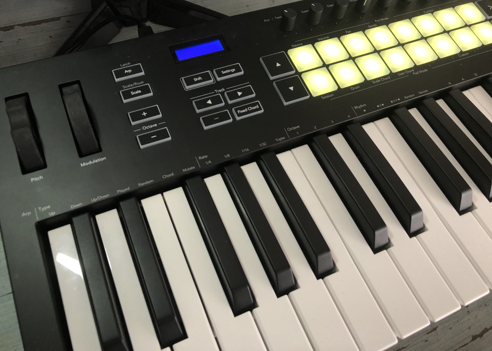 Launchkey face gauche