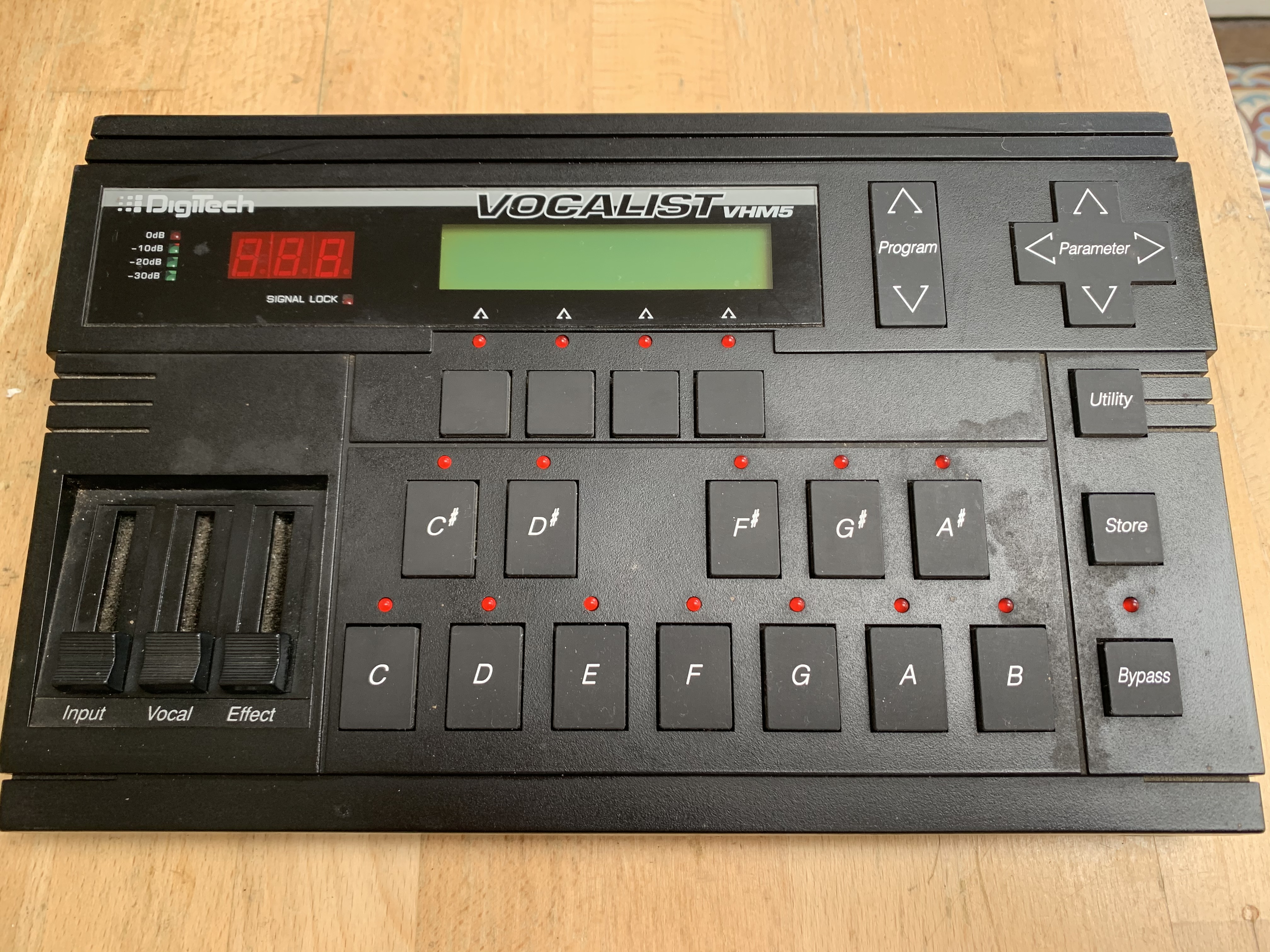 デジテック DigiTech VOCALIST VHM5 Digitech Vocaliser VHM5 digital harmoniser auto-tune pitch