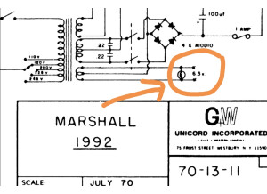 Marshall 1992 JMP Super Bass [1967-1981] (47702)