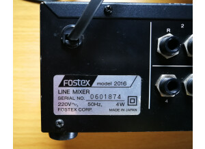 Fostex Model 2016 (28980)