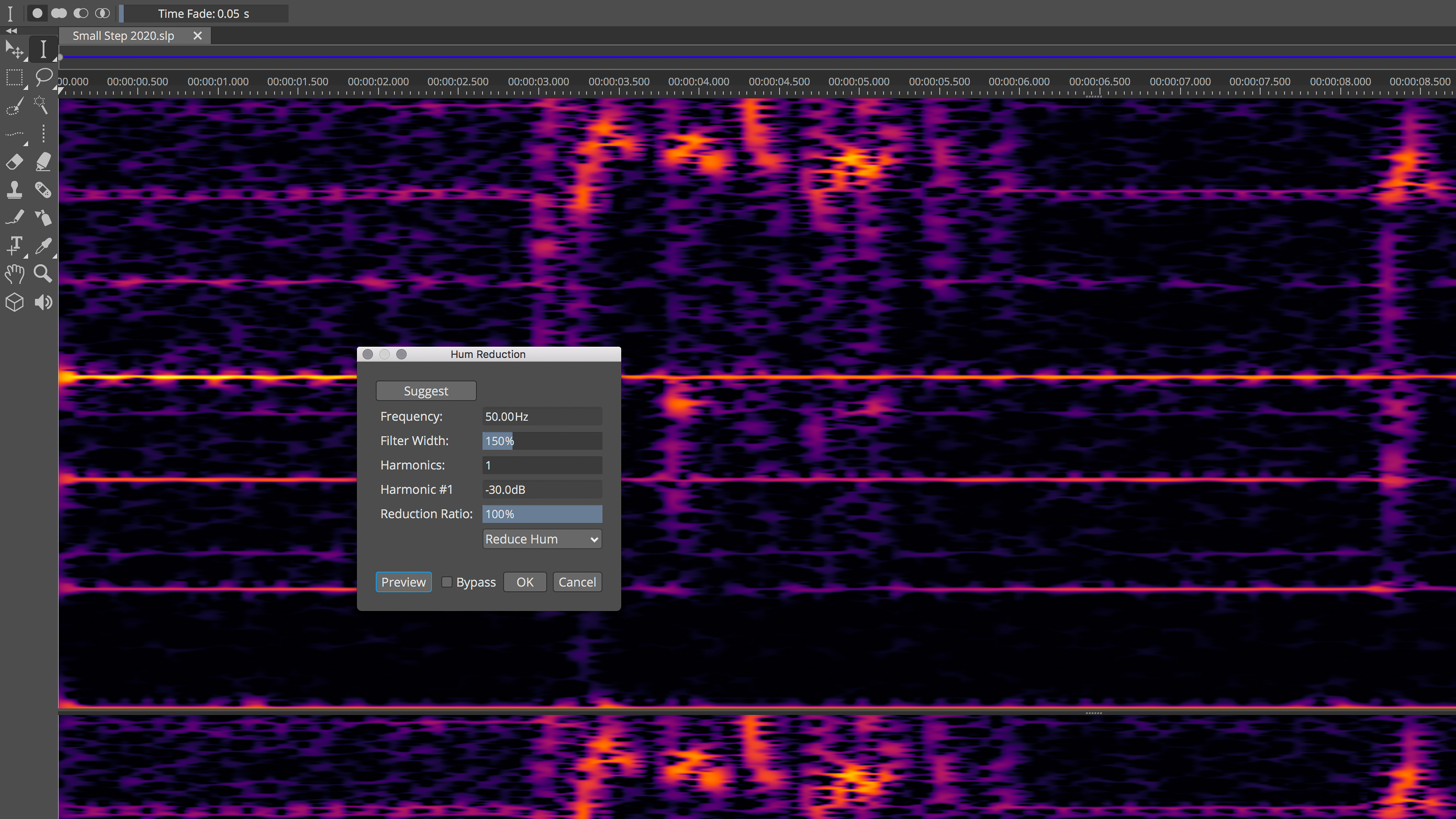 Steinberg SpectraLayers Pro 7 : Hum Reduction