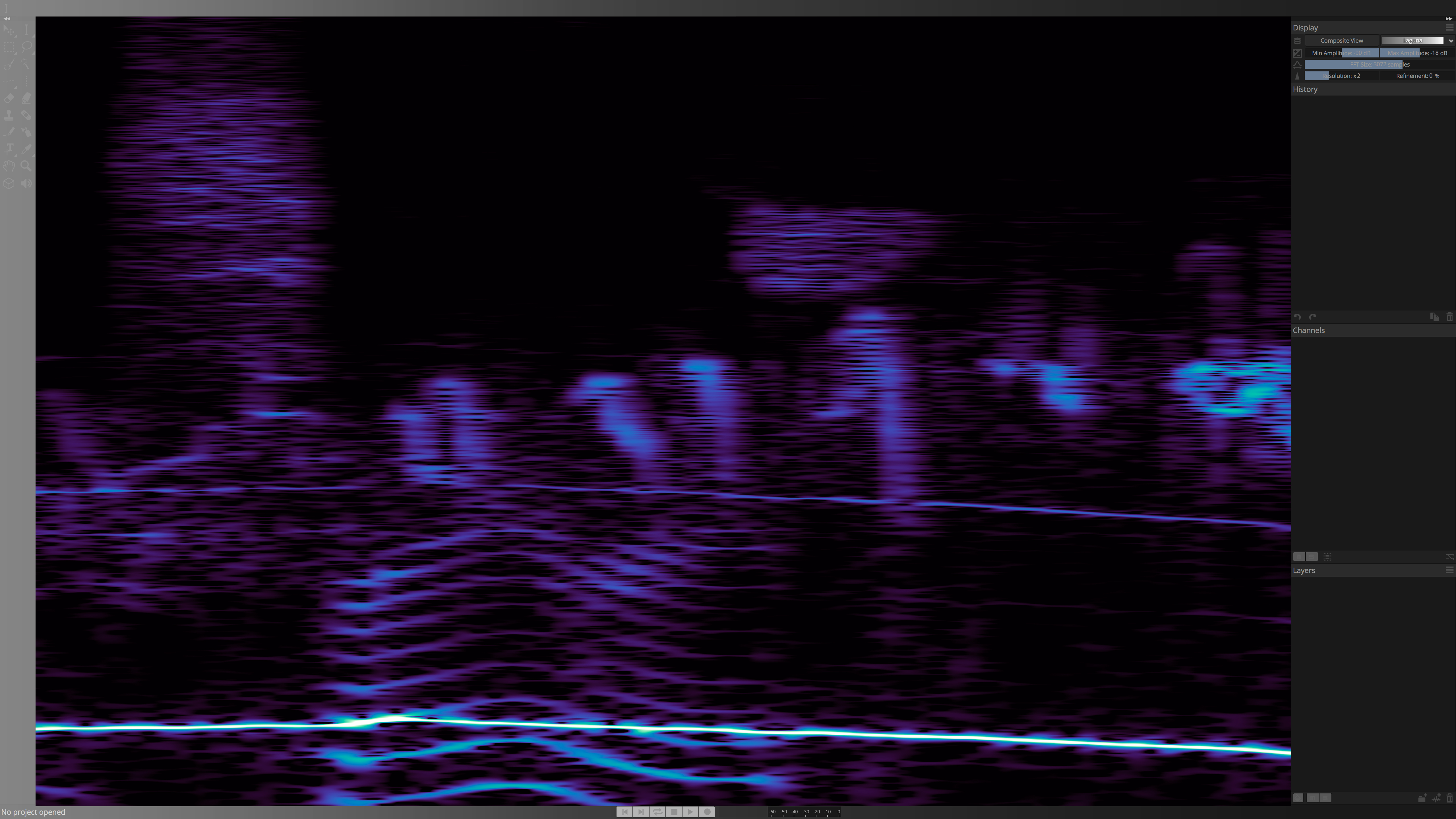 Steinberg SpectraLayers Pro 7 : Luminosity Transition Full Graph