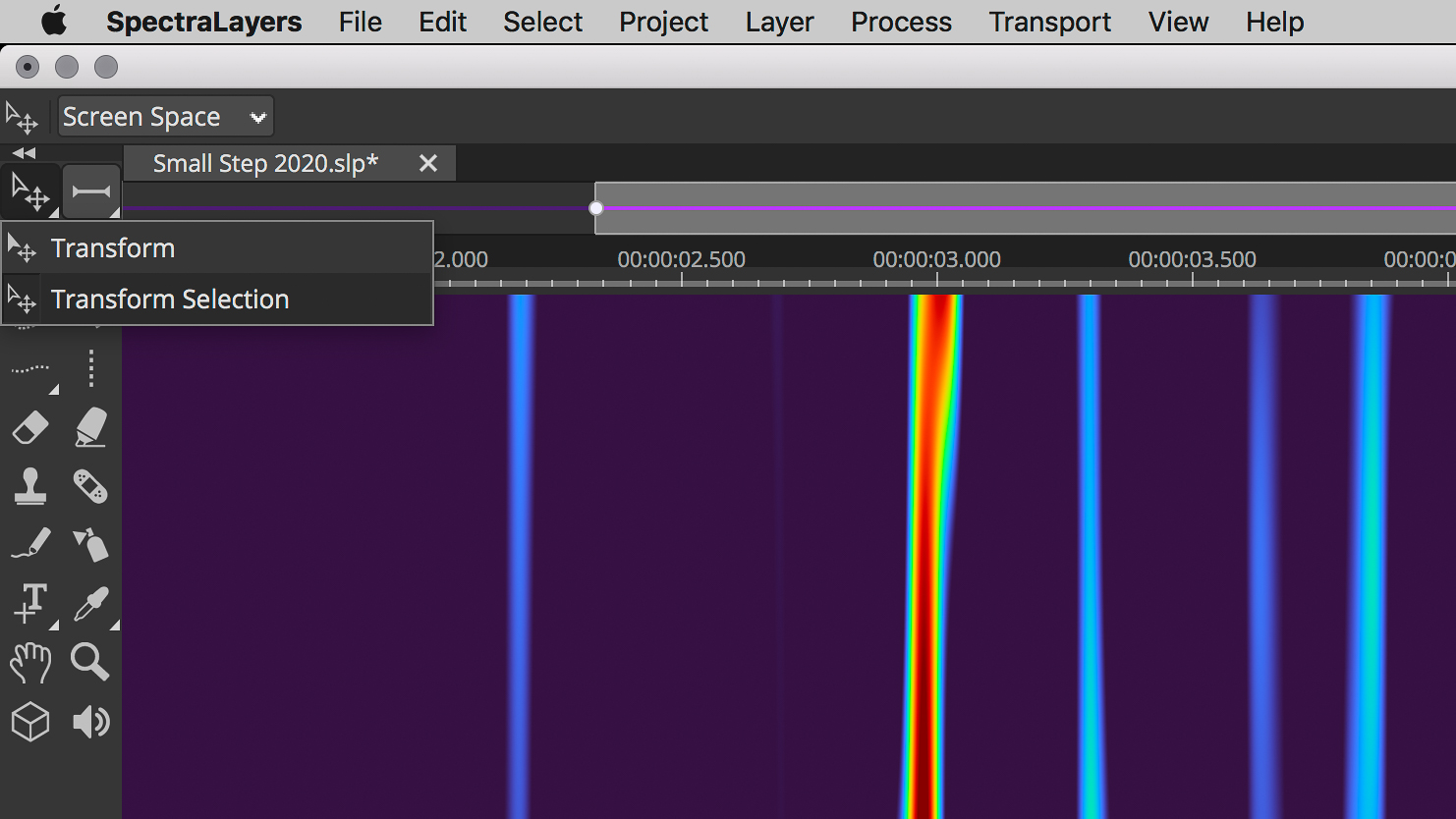 Steinberg SpectraLayers Pro 7 : Transform Improved