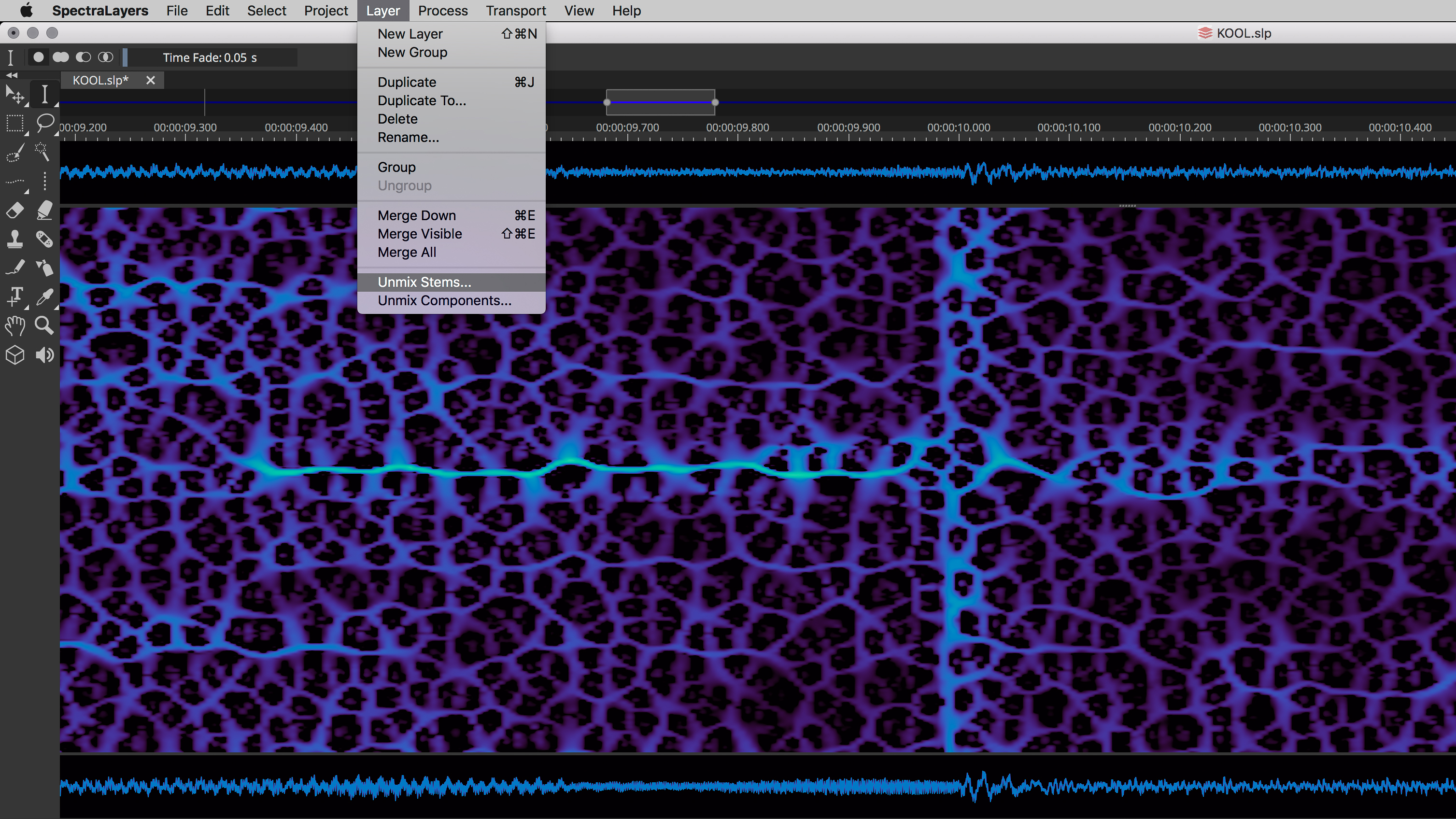Steinberg SpectraLayers Pro 7 : Unmix Stems 2