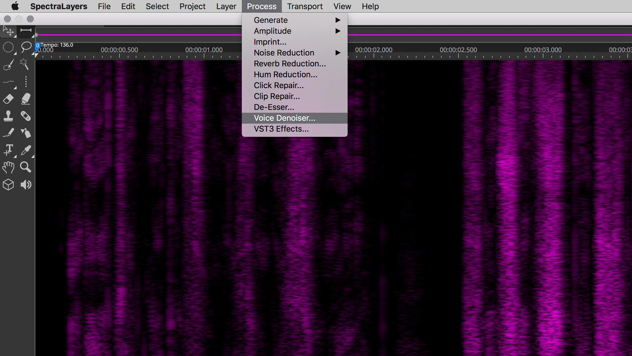 Steinberg SpectraLayers Pro 7 : Voice Denoiser Close