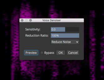 Steinberg SpectraLayers Pro 7 : Voice Denoiser Panel Steinberg SpectraLayers Pro 7 : Voice Denoiser Panel