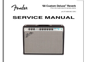 Fender '68 Custom Deluxe Reverb (23415)