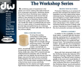 DW Drums Workshop Drums