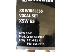 Sennheiser XSW 65