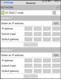 Anubis SPS 2 Network Settings Anubis SPS 2 Network Settings