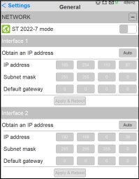 Anubis SPS 2 Network Settings Anubis SPS 2 Network Settings