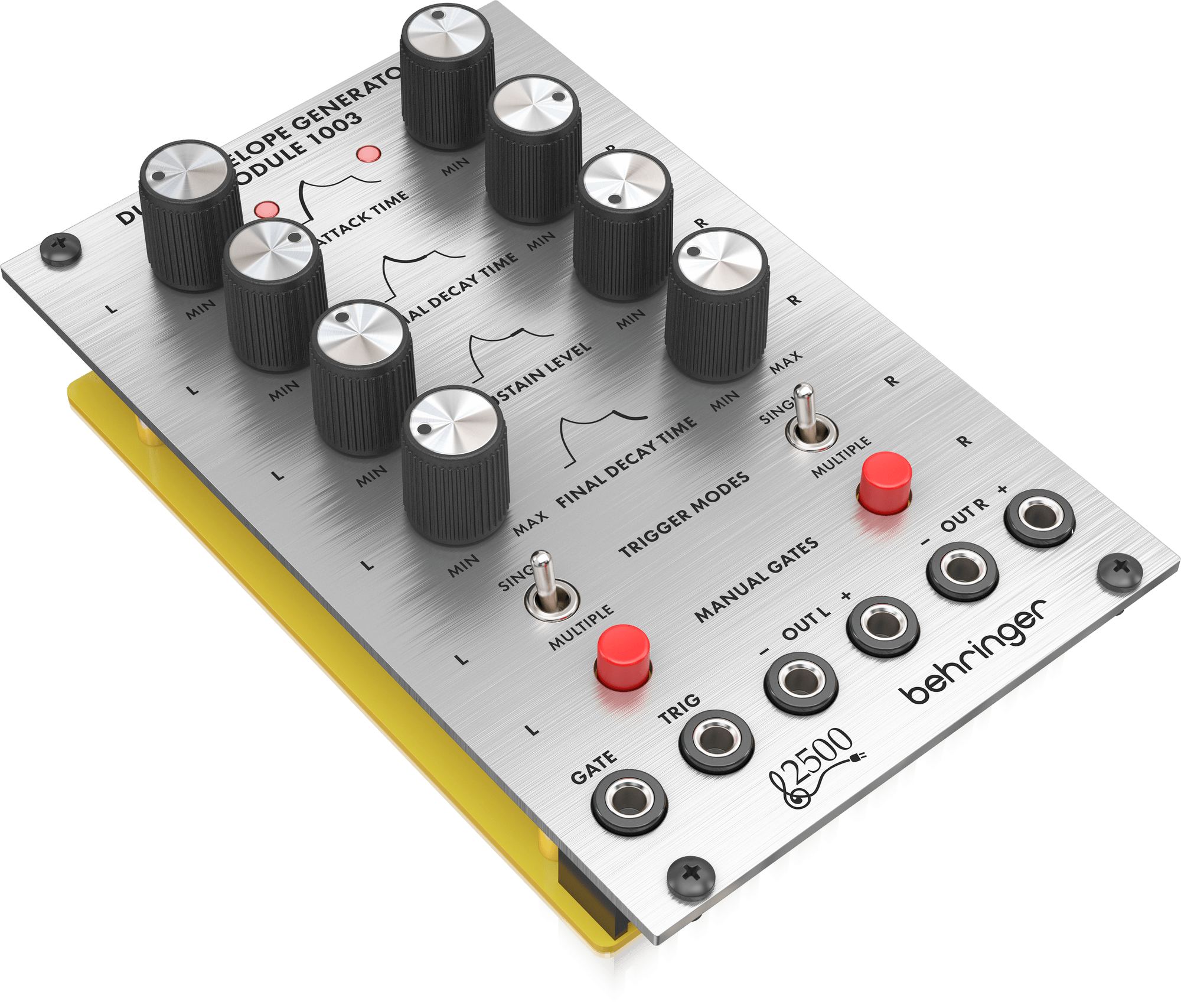 Behringer Dual Enveloppe Generator Module 1003 : DUAL-ENVELOPE-GENERATOR-MODULE-1003_P0E8W_Left_XL