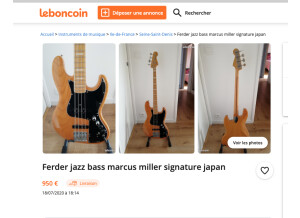 Fender Marcus Miller Jazz Bass (12566)
