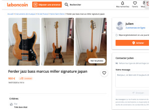 Fender Marcus Miller Jazz Bass (20415)