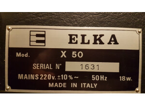 Elka X50