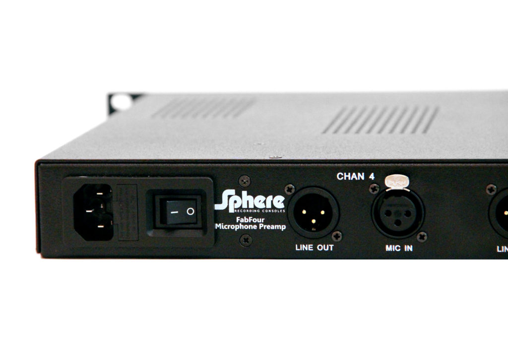 Sphere Recording Consoles Fab Four : Fab Four Rear Close