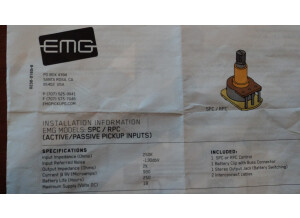 EMG SPC Strat Presence Control (4298)