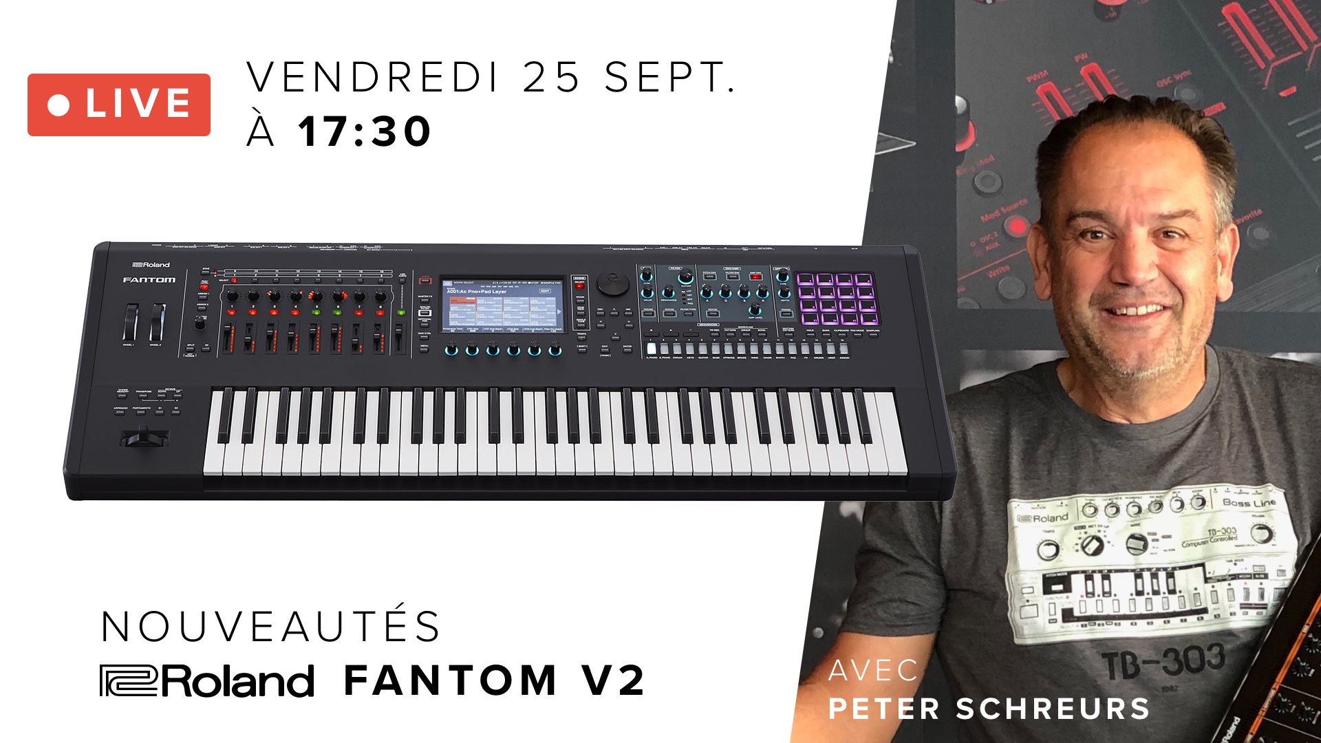 Live Facebook Roland Fantom