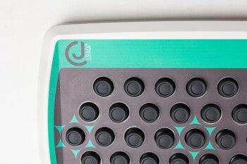 Product shot close on logo Product shot close on logo