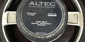 Vends 1 HP ALTEC 418-8LF