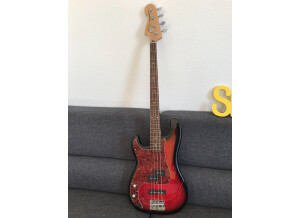 Squier Black and Chrome Standard Precision Bass