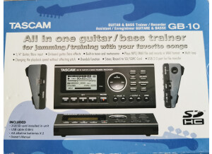 Tascam GB-10 Guitar/Bass Trainer/Recorder (13579)