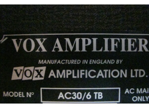 Vox AC30 TBX