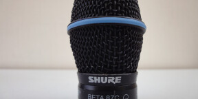 Vends 1 Capsule en Béta 87 C. Cardioïde. Pour HF SHURE. Réf : RPW 122 / Black.