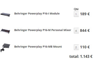 Behringer Powerplay 16 P16-M